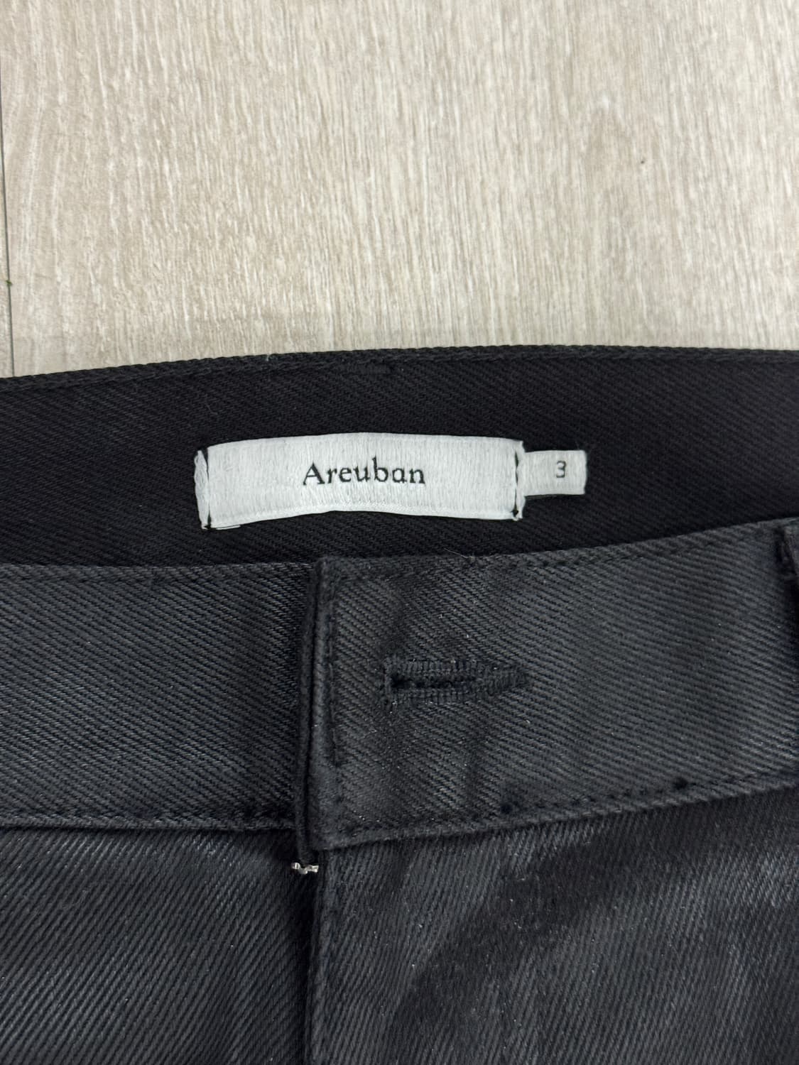 아르반 루터스 새깅 팬츠 코팅 블랙 팝니다 상품이미지2