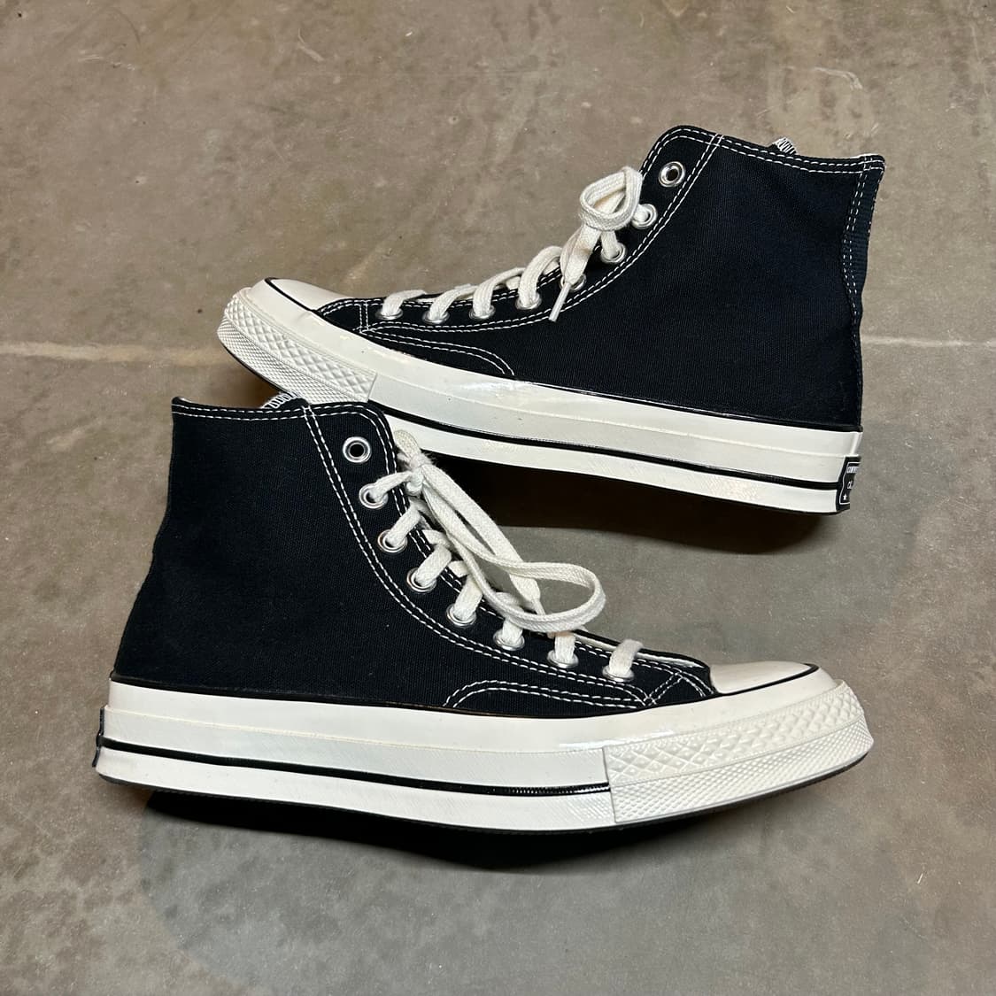 255) 컨버스 척테일러 척 70 블랙 신발 스니커즈 새상품급 상품이미지3