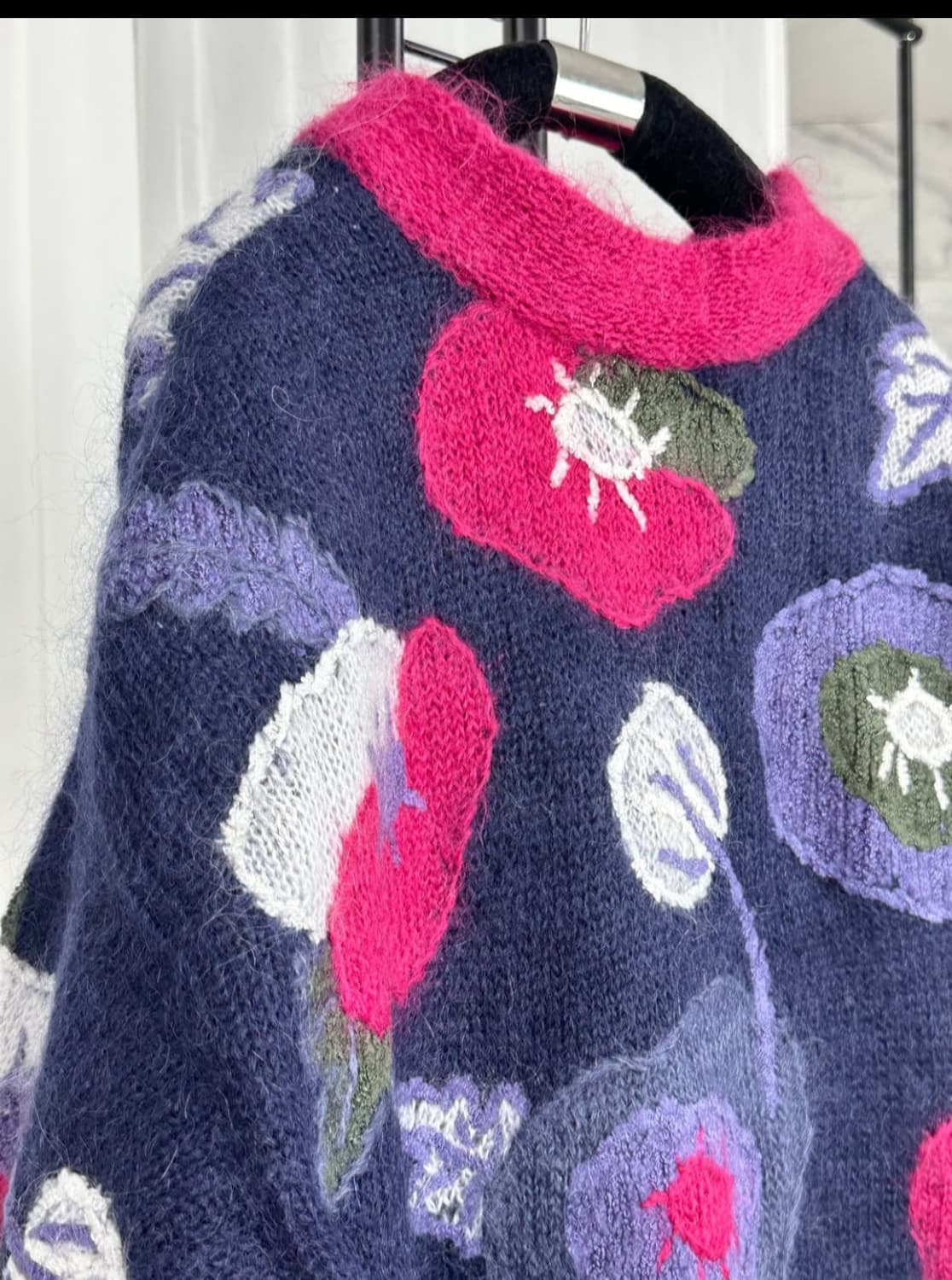 꽃 자수니트 상품이미지8