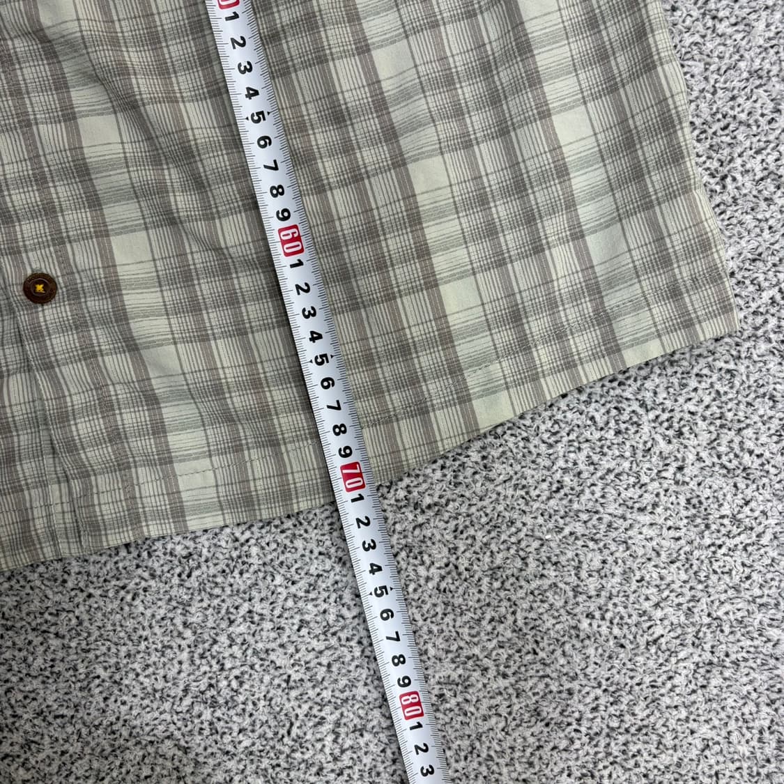 90 마운틴하드웨어 체크 반팔 셔츠 남방 0415J 상품이미지8