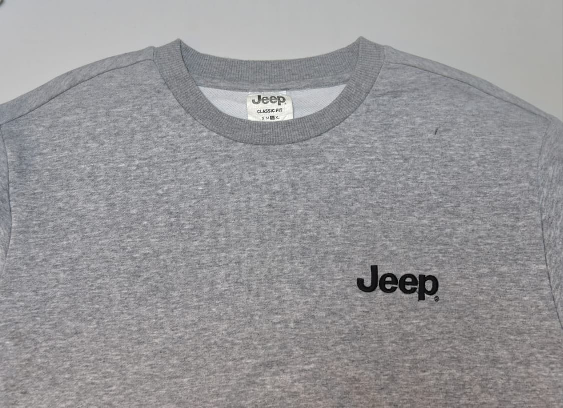 지프 맨투맨 L (100) 회색 상품이미지3