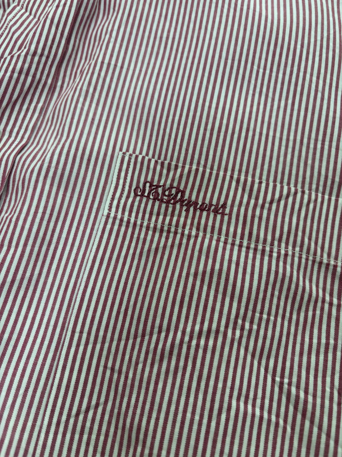 일본판 듀퐁 스트라이프 셔츠 105-110 상품이미지3