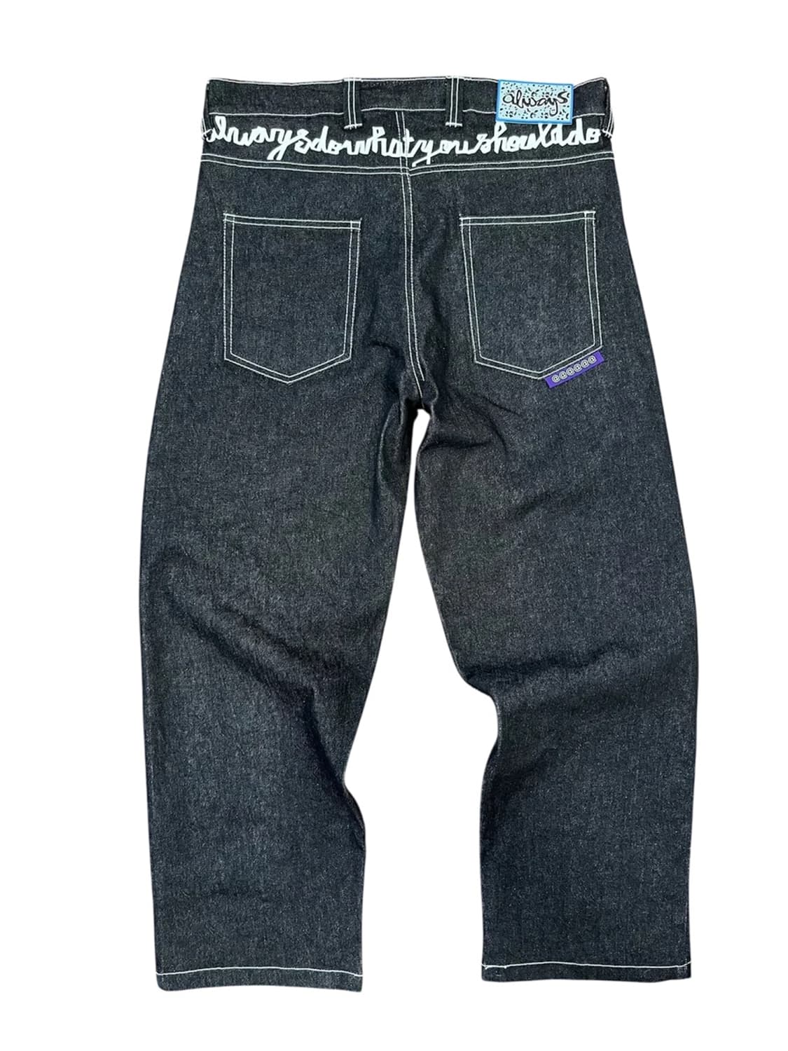 Adwysd yoke heavy duty unisex denim M 상품이미지3