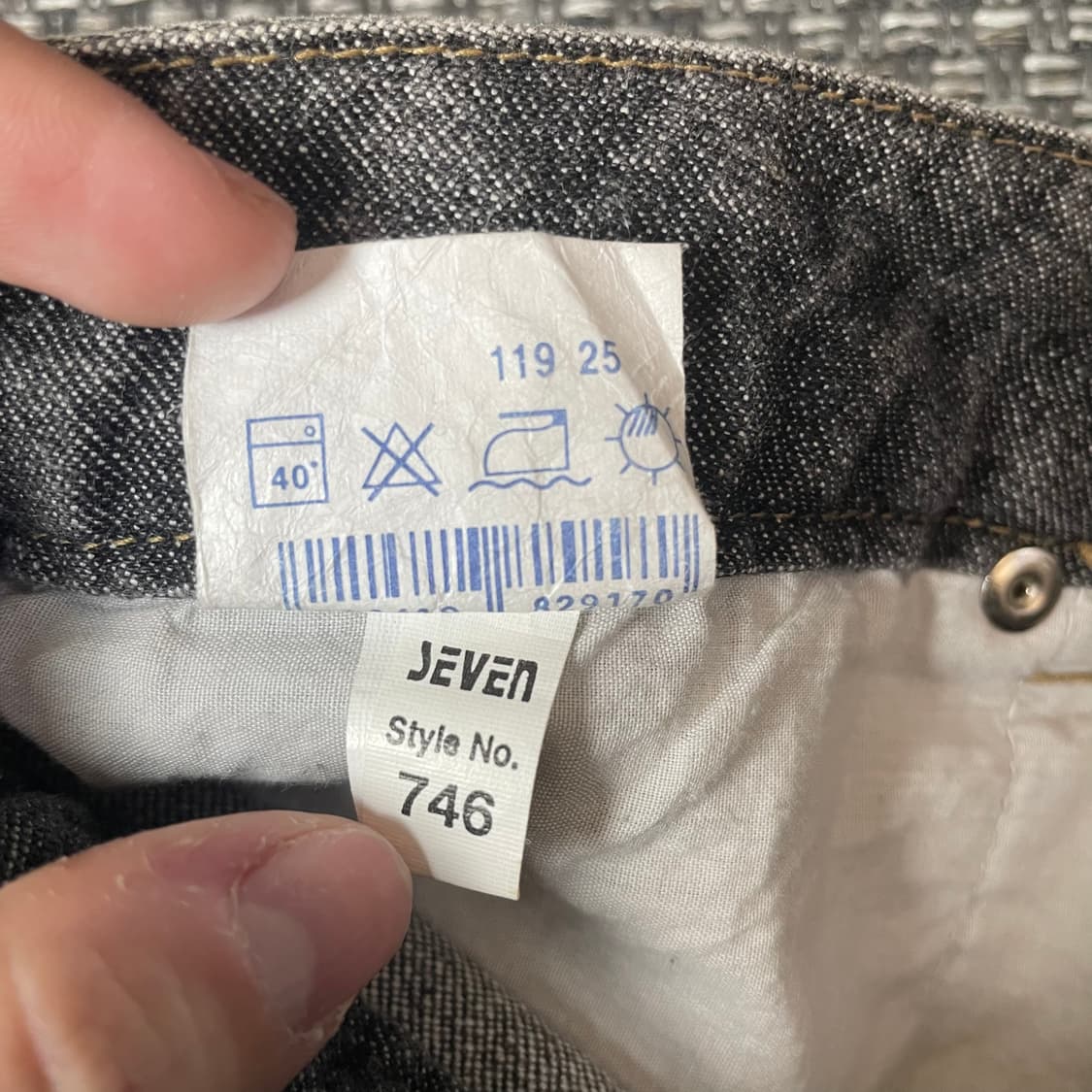 (30) Jeans Company 그레이 워싱 데님 스커트 상품이미지7