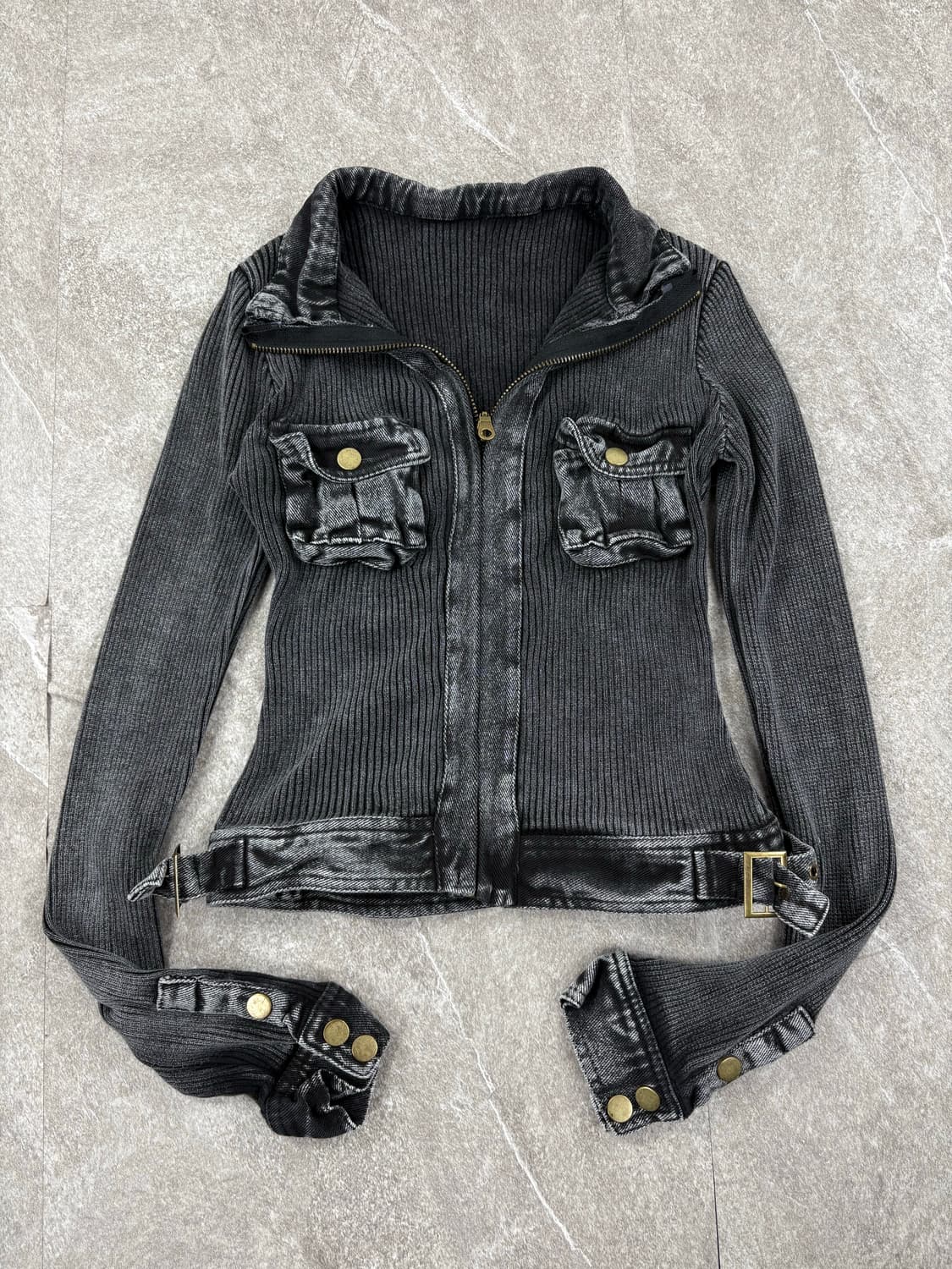 Vintage Knit Zip-up   상품이미지1