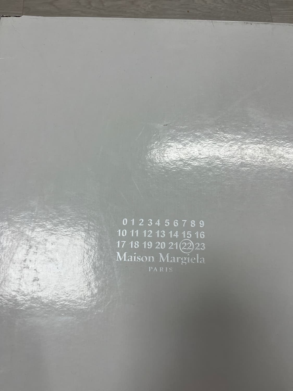 [43] 메종 마르지엘라 블랙 카프스킨 앵클 미들 부츠 새상품 상품이미지9