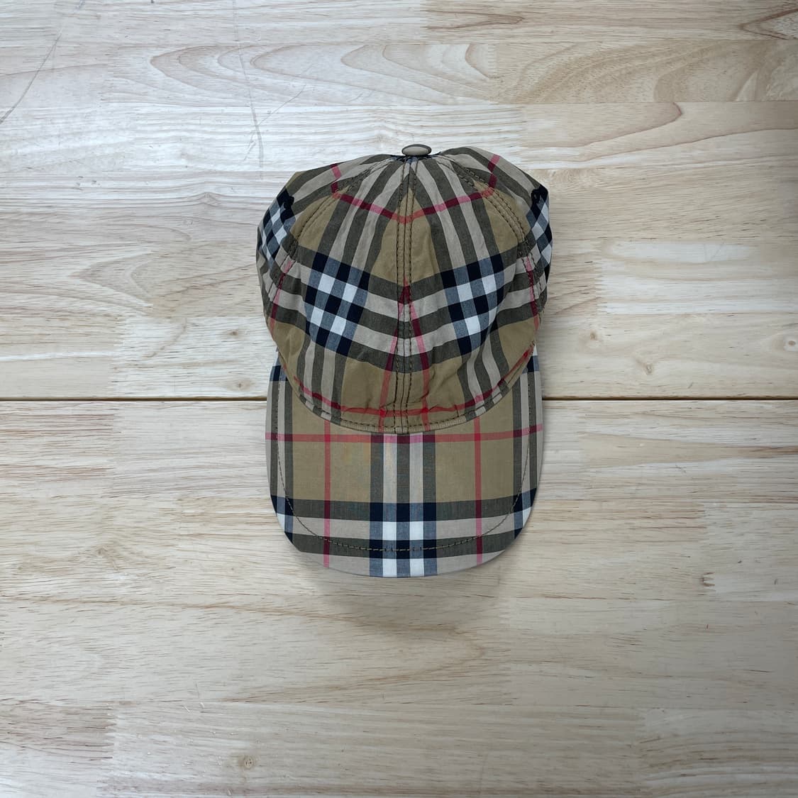 버버리 체크 볼캡 M/L 상품이미지1