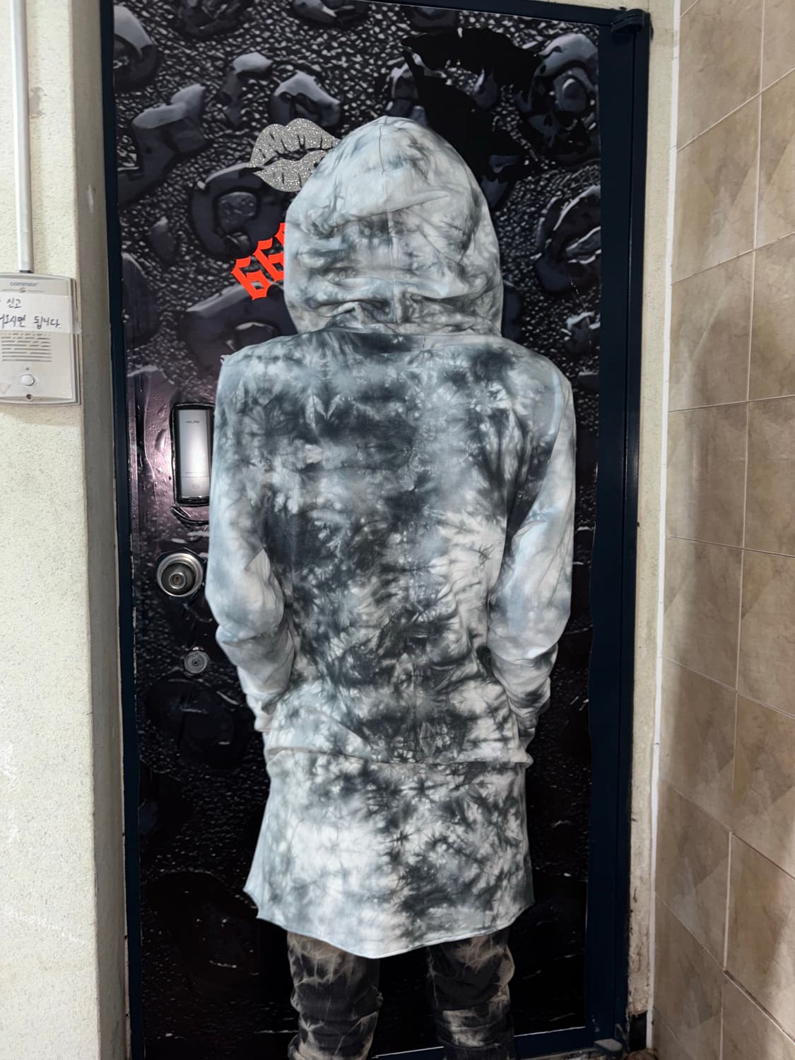 Midas Tie-Dye Longline Hooded Top 상품이미지4