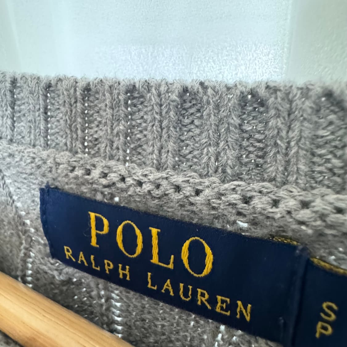 폴로 그레이 니트 랄프로렌 상품이미지2