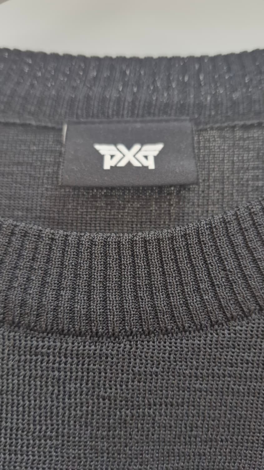 PXG  블랙 스트라이프 니트 L(100) 상품이미지1