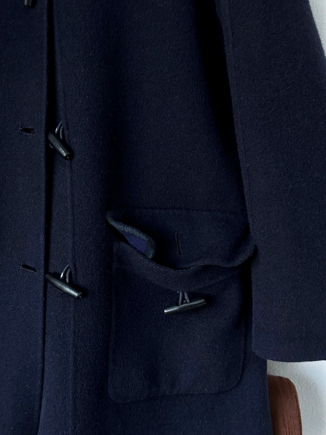 Mild felted wool hooded duffle coat 상품이미지7