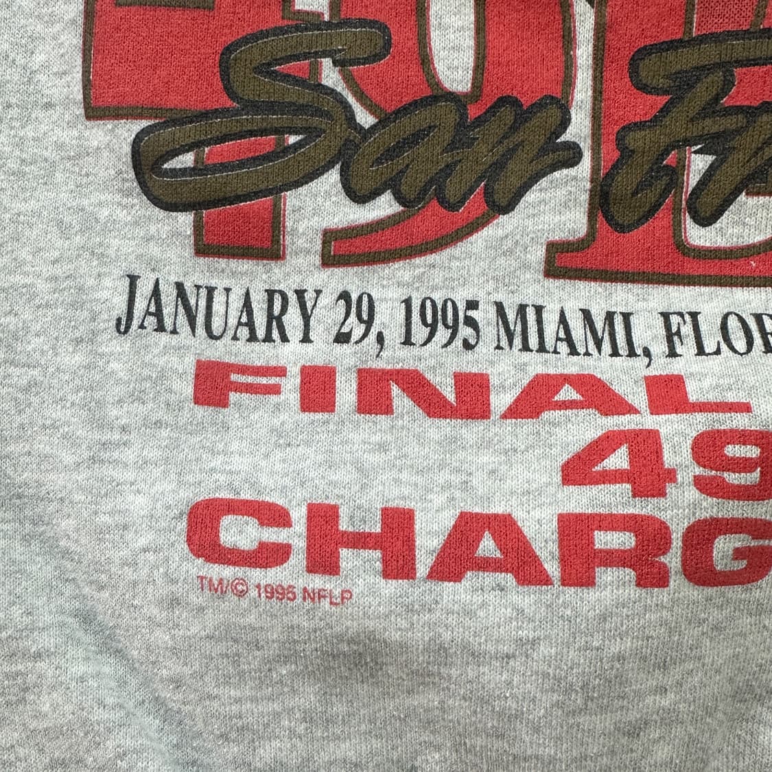 90s 샌프란시스코 49ers 빈티지 스웻셔츠 M 상품이미지4