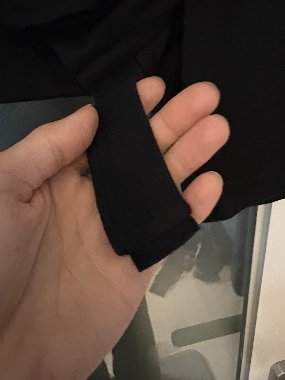 자크뮈스 크롭 블랙 탑 상품이미지5