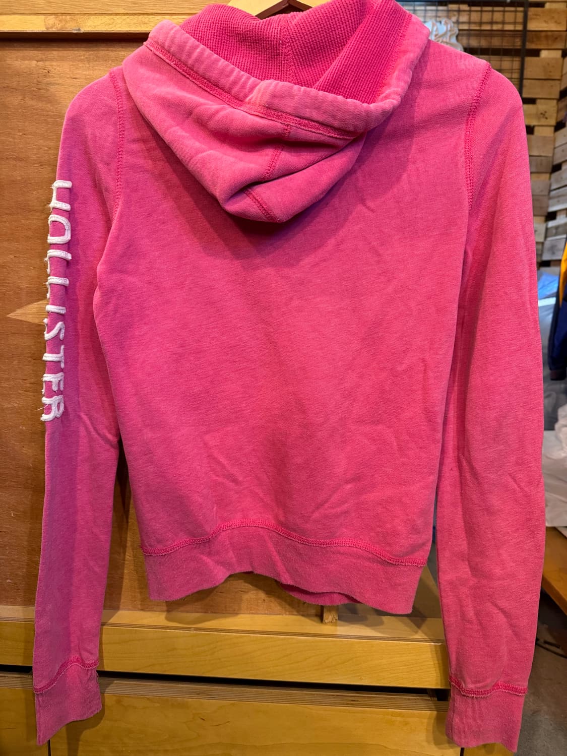 홀리스터 핑크 후드집업 상품이미지3