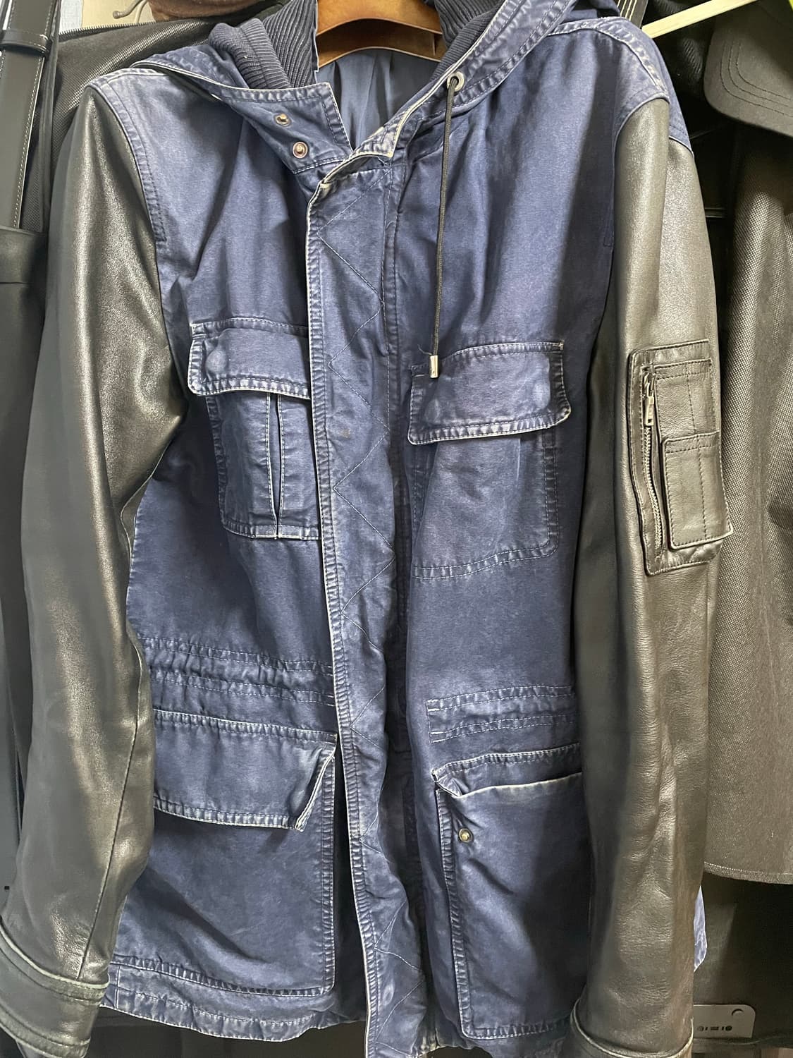 아카이브 닐바렛 야상 가죽 자켓 상품이미지1