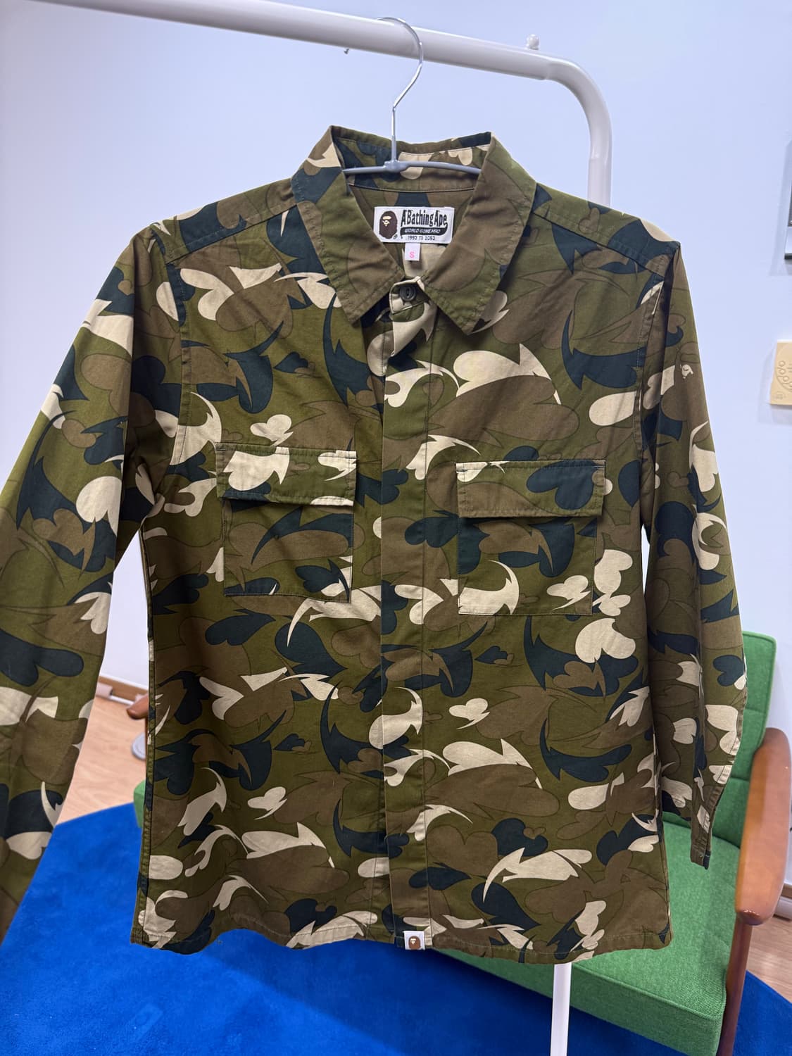 베이프 9부소매 셔츠 상품이미지1