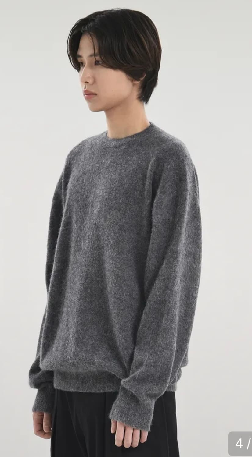 [3] 브라운야드 알파카 스웨터 차콜 새상품 상품이미지1