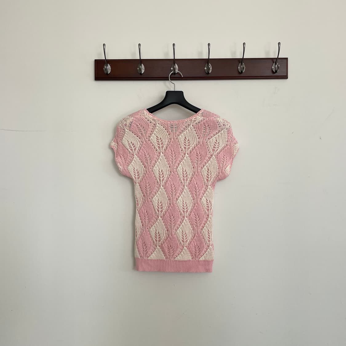 재팬 빈티지 딸기 우유 반팔 니트 상품이미지2