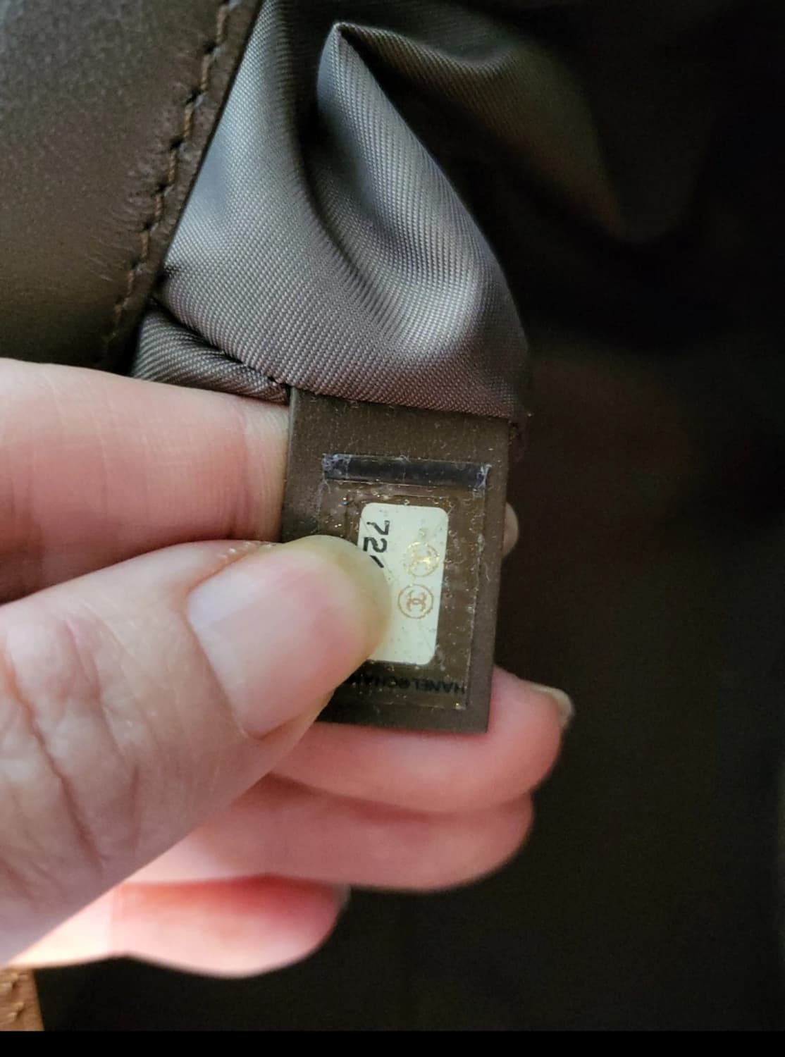 세일!정품 풀세트 샤넬 트래블 라인 토드겸 클러치 백 브라운 상품이미지4