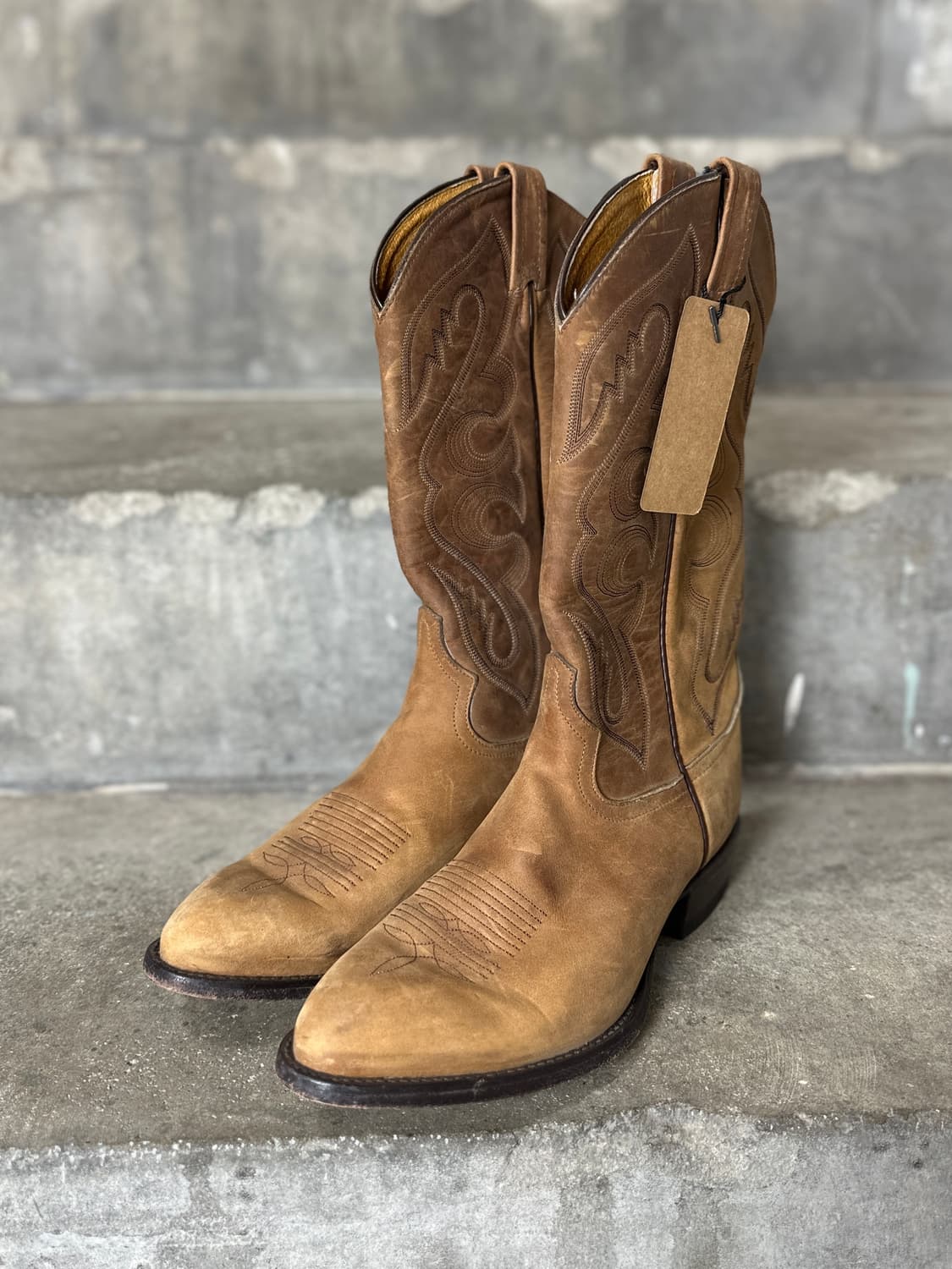 00's OG 토니라마 누벅 웨스턴 부츠 카우보이 부츠 상품이미지4