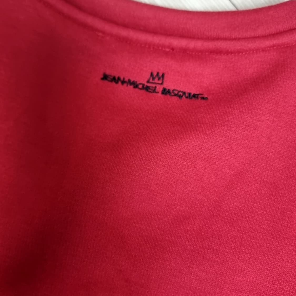 장미숼 *막스로취 콜라보 레드 드럼 프린팅 맨투맨(105) 상품이미지6