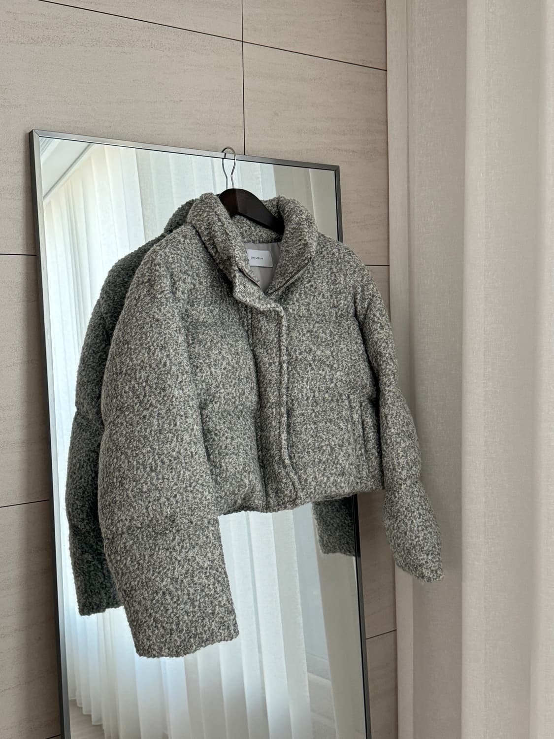 🖤 씨끌로에 부클 크롭 덕다운 패딩 상품이미지2