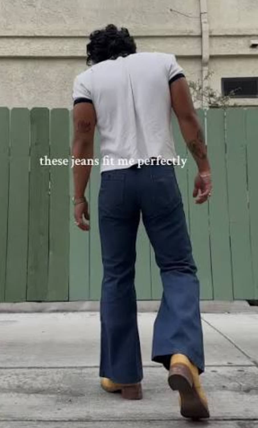 1970s USN 벨보텀 데님 덩가리 상품이미지9