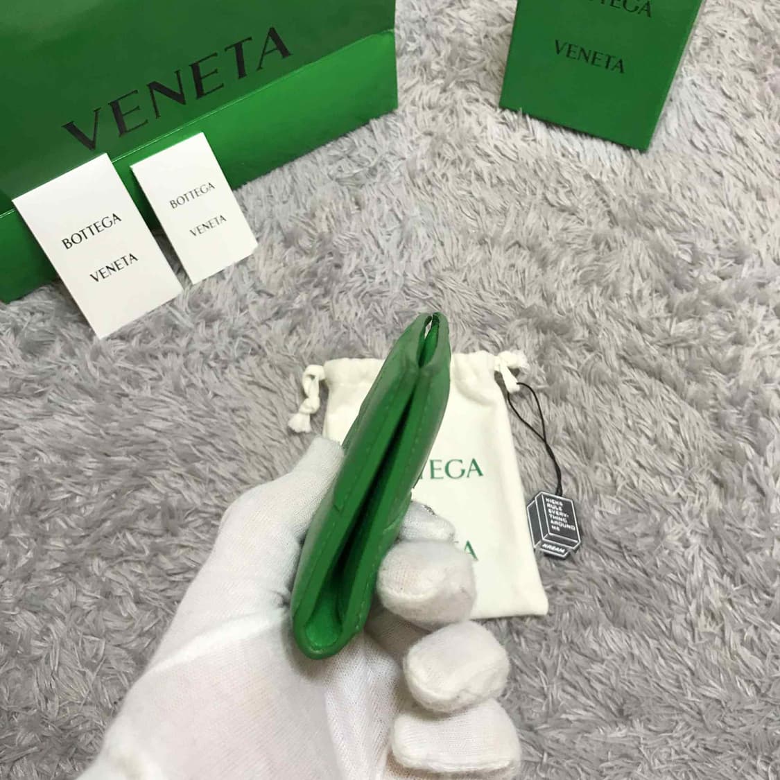 {클로젯}[크림 풀구성]보테가베네타 맥시 인트레치아토 오거나이저 그린 상품이미지9