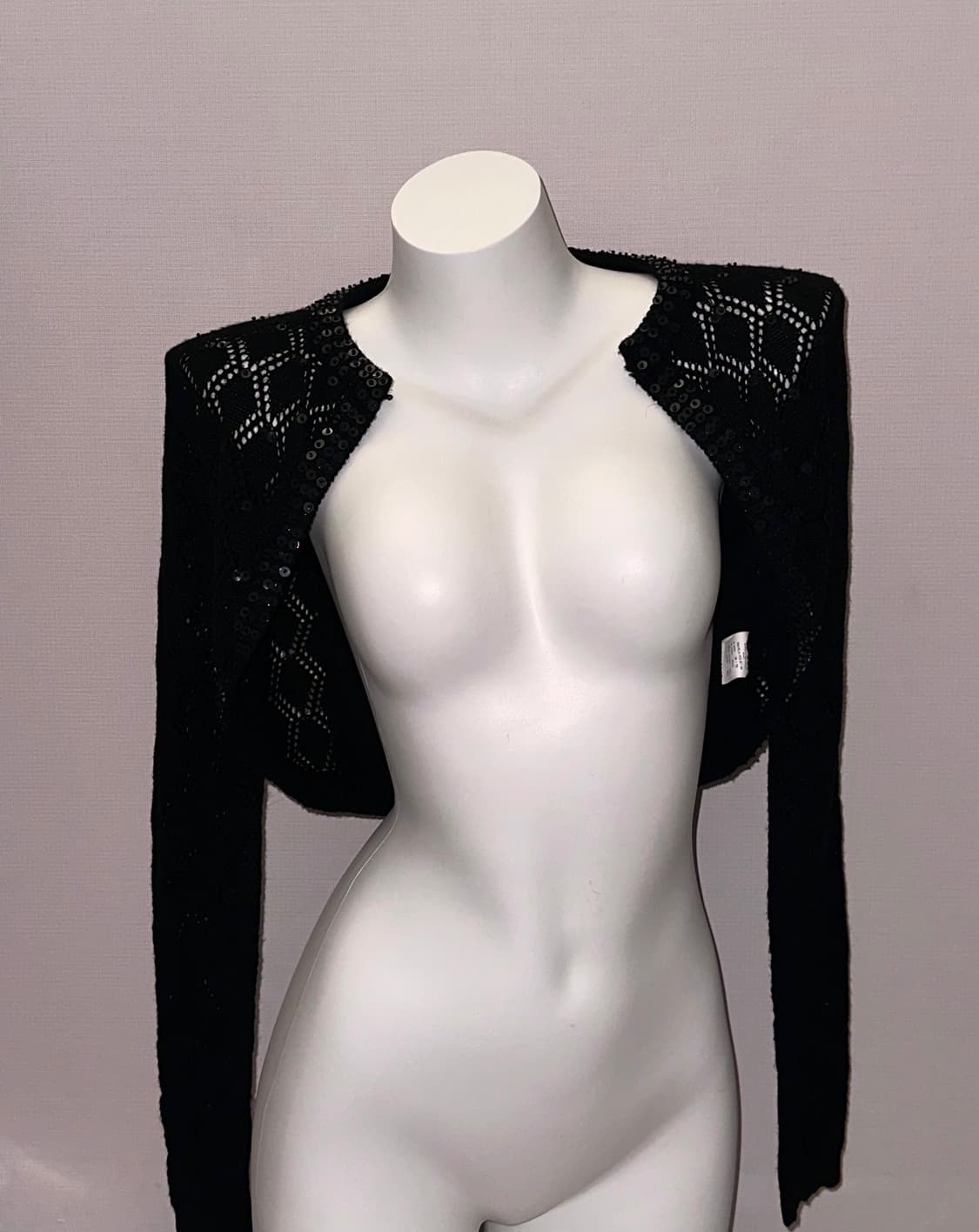 빈티지 스팽글 크로쉐 볼레로 상품이미지1