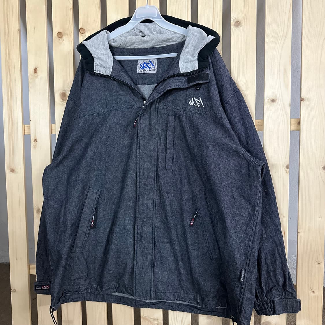 (2XL) 마자플라바 데님 후드 집업 자켓 상품이미지2