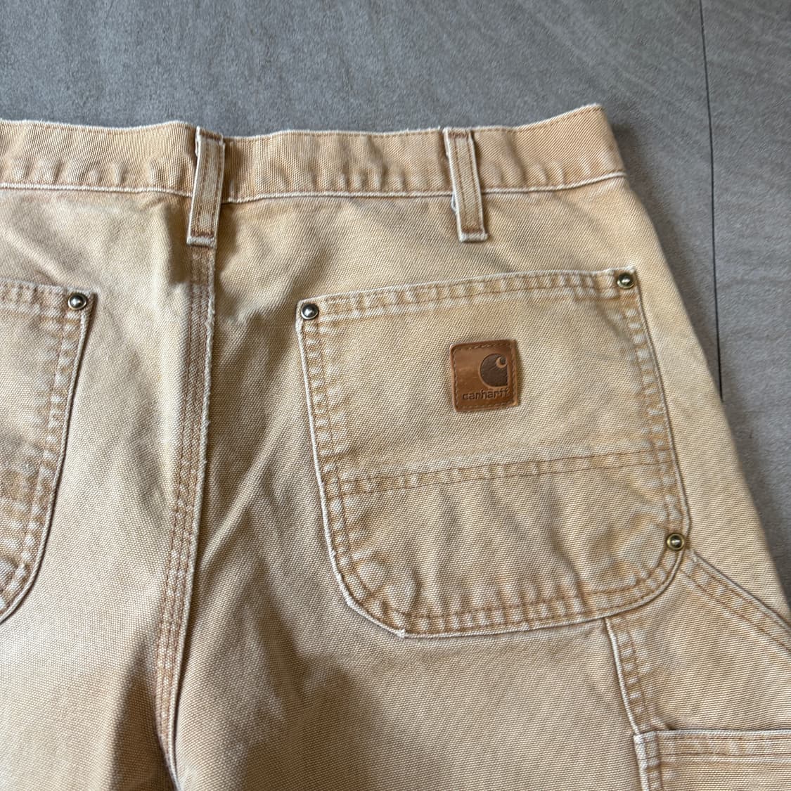 칼하트 정품 브라운 더블니 팬츠 상품이미지10