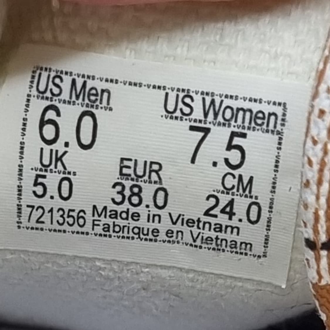 반스 에라 패치워크 플라워 스니커즈240 상품이미지6