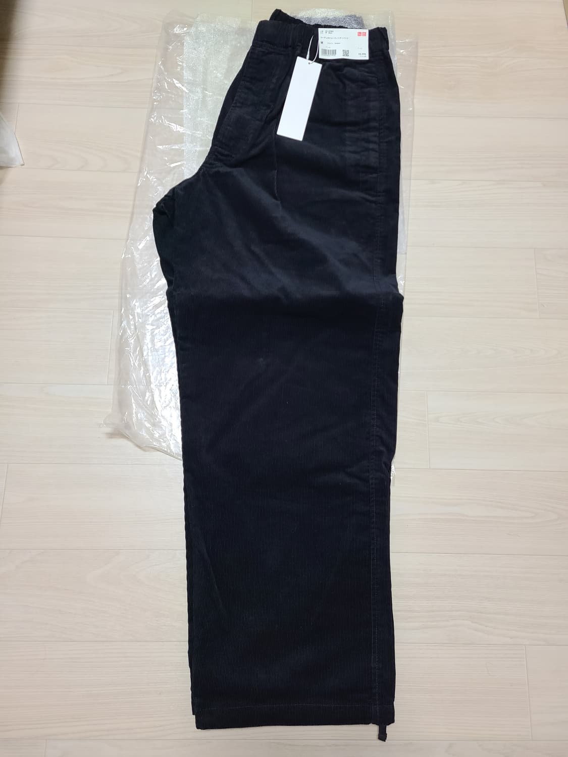 유니클로U 코듀로이유틸리티팬츠 (09블랙, M) 상품이미지3