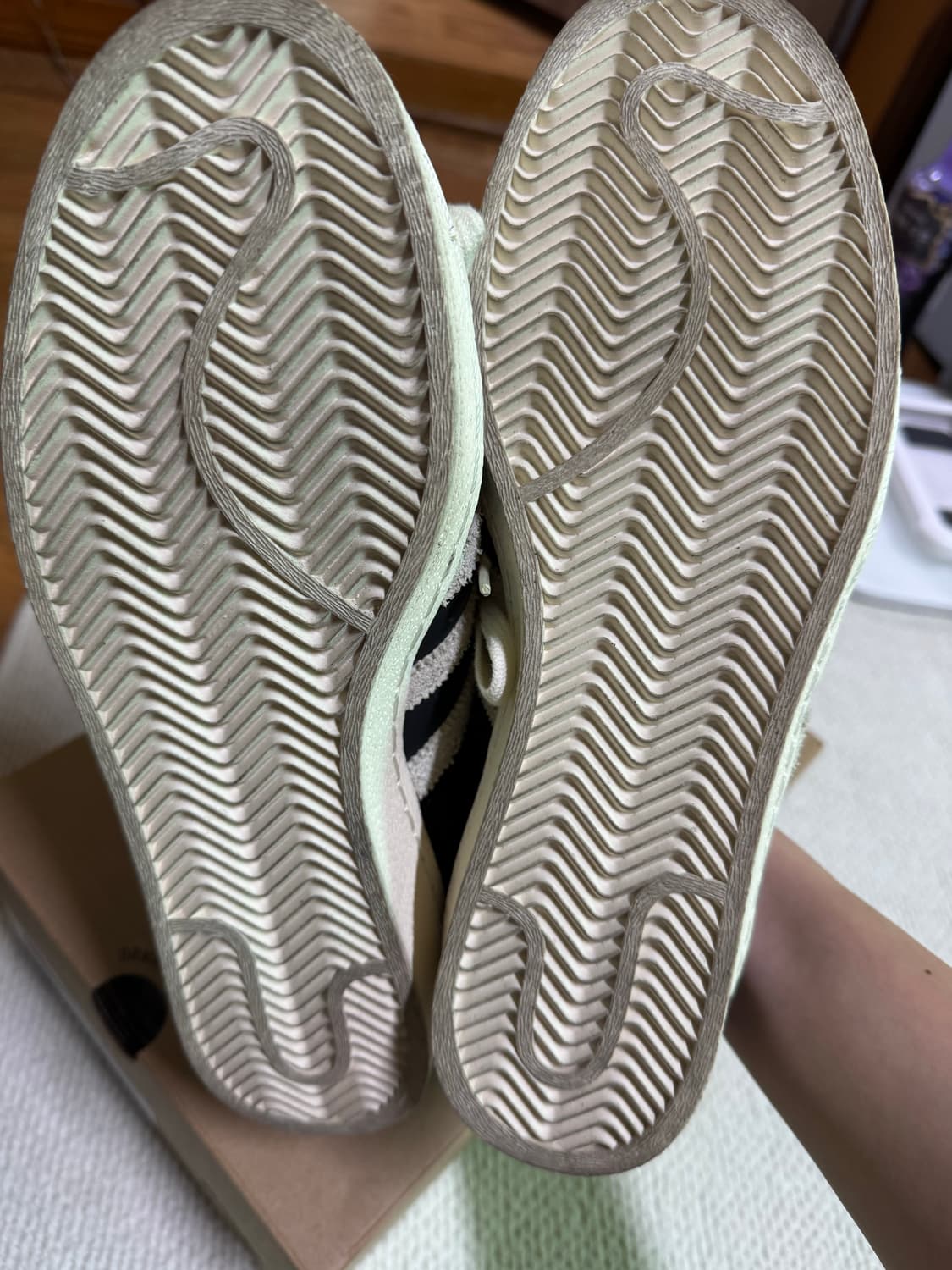 (280) 아디다스 슈퍼스타 82 블랙 화이트 상품이미지5