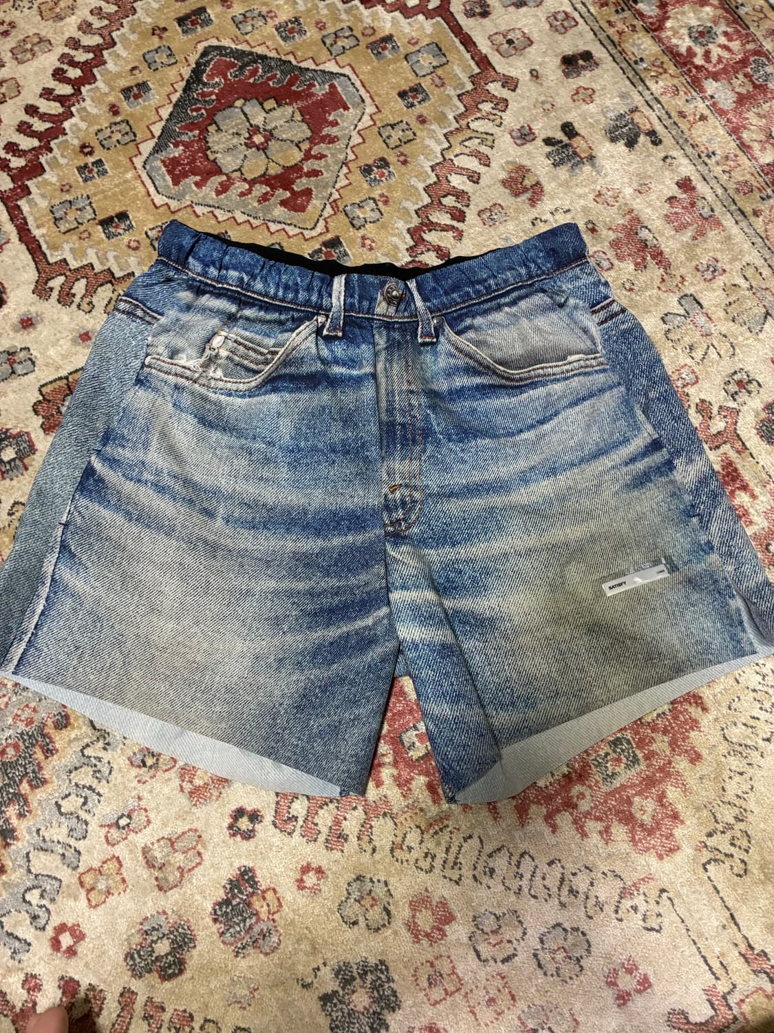 새티스파이 디지털데님쇼츠 상품이미지1