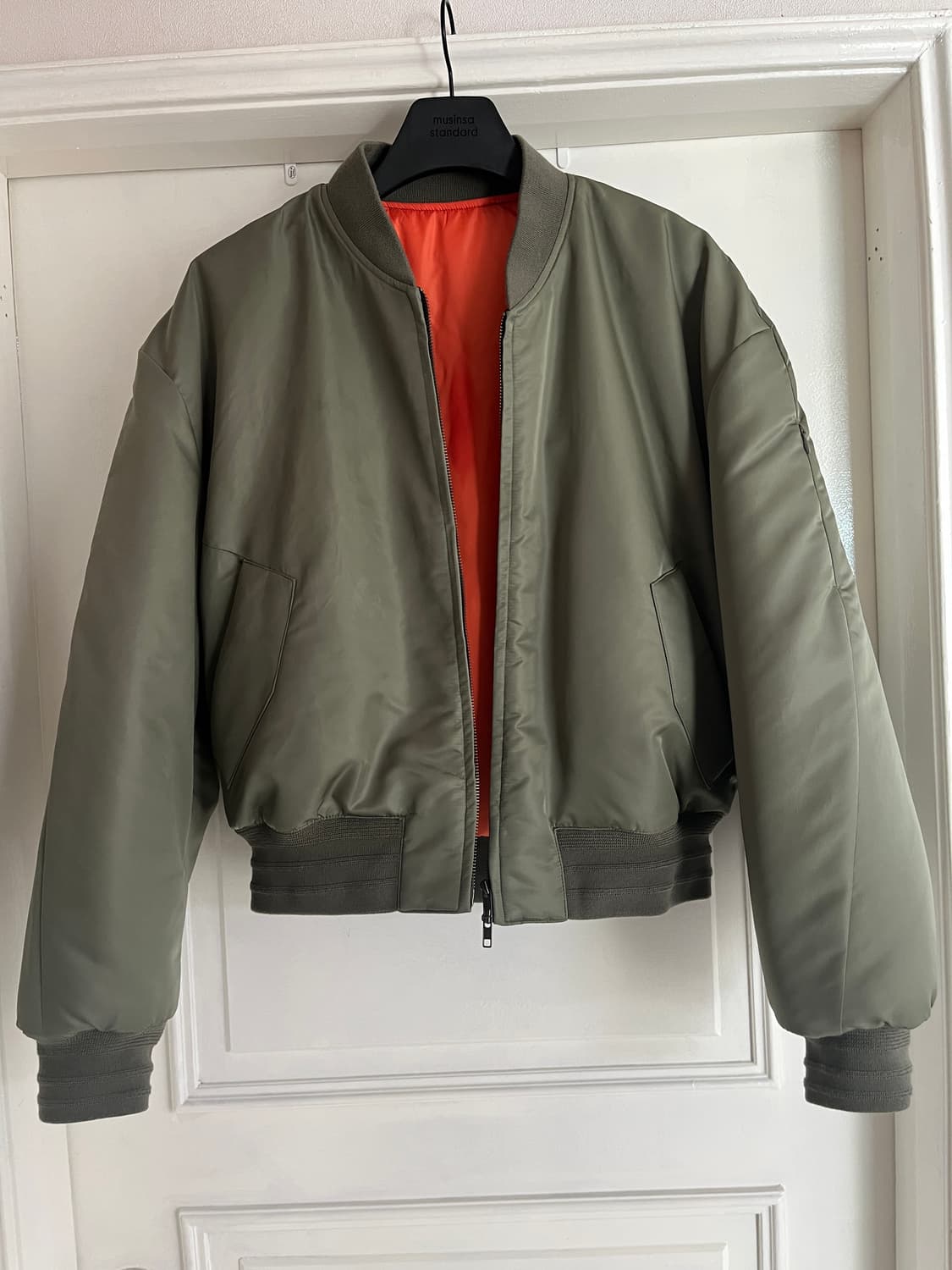 엘무드 25fw 왕 헤비나일론 MA-1 점퍼 48사이즈 상품이미지2