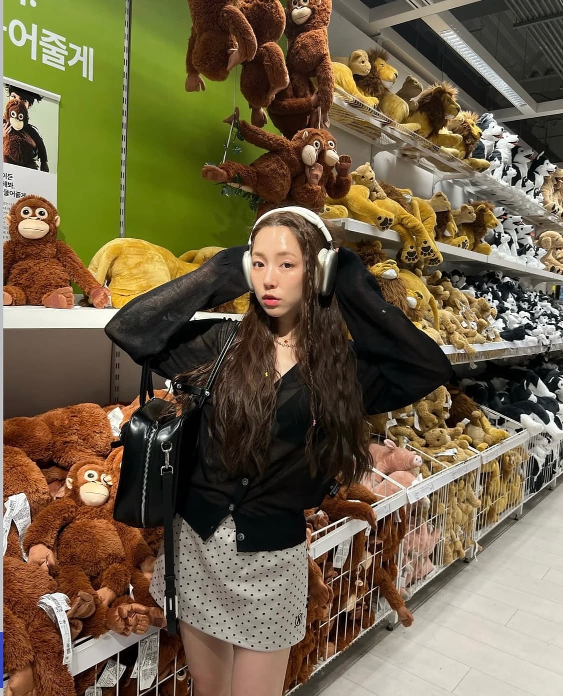 미스테리어스호텔 도트스커트 상품이미지1