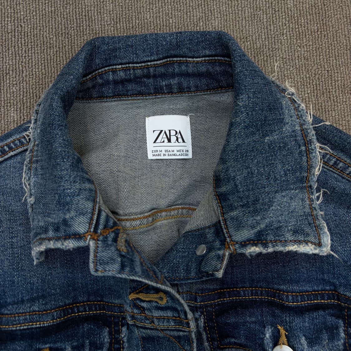 zara 자라 우먼스 데님자켓 청자켓  상품이미지2