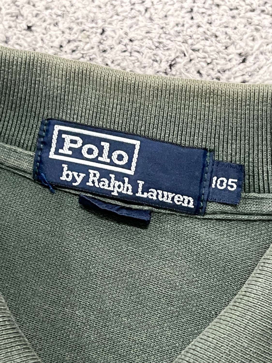 (105) 폴로 랄프로렌 레드포니 카라 티 카키 상품이미지3