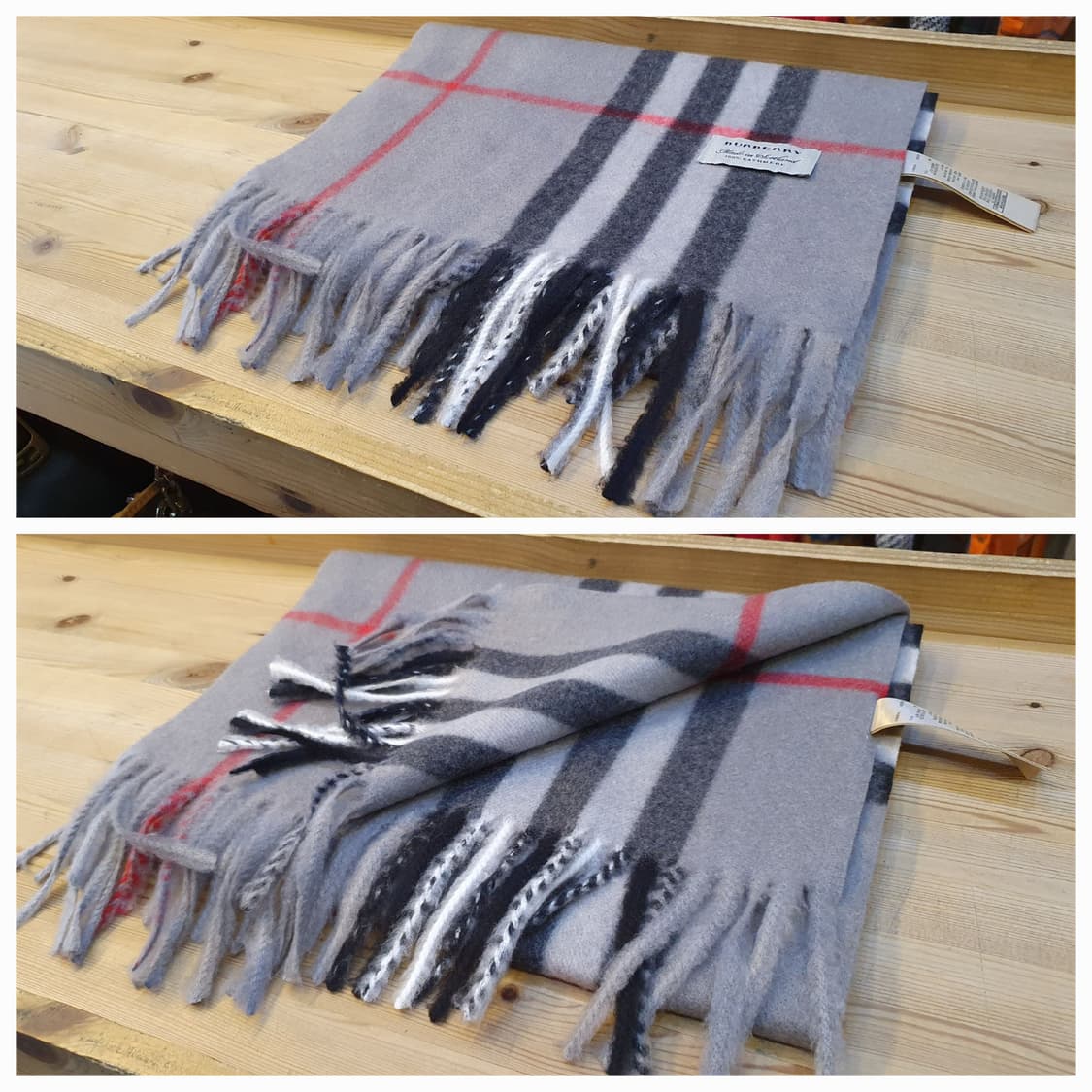 버버리 캐시미어 머플러 상품이미지4