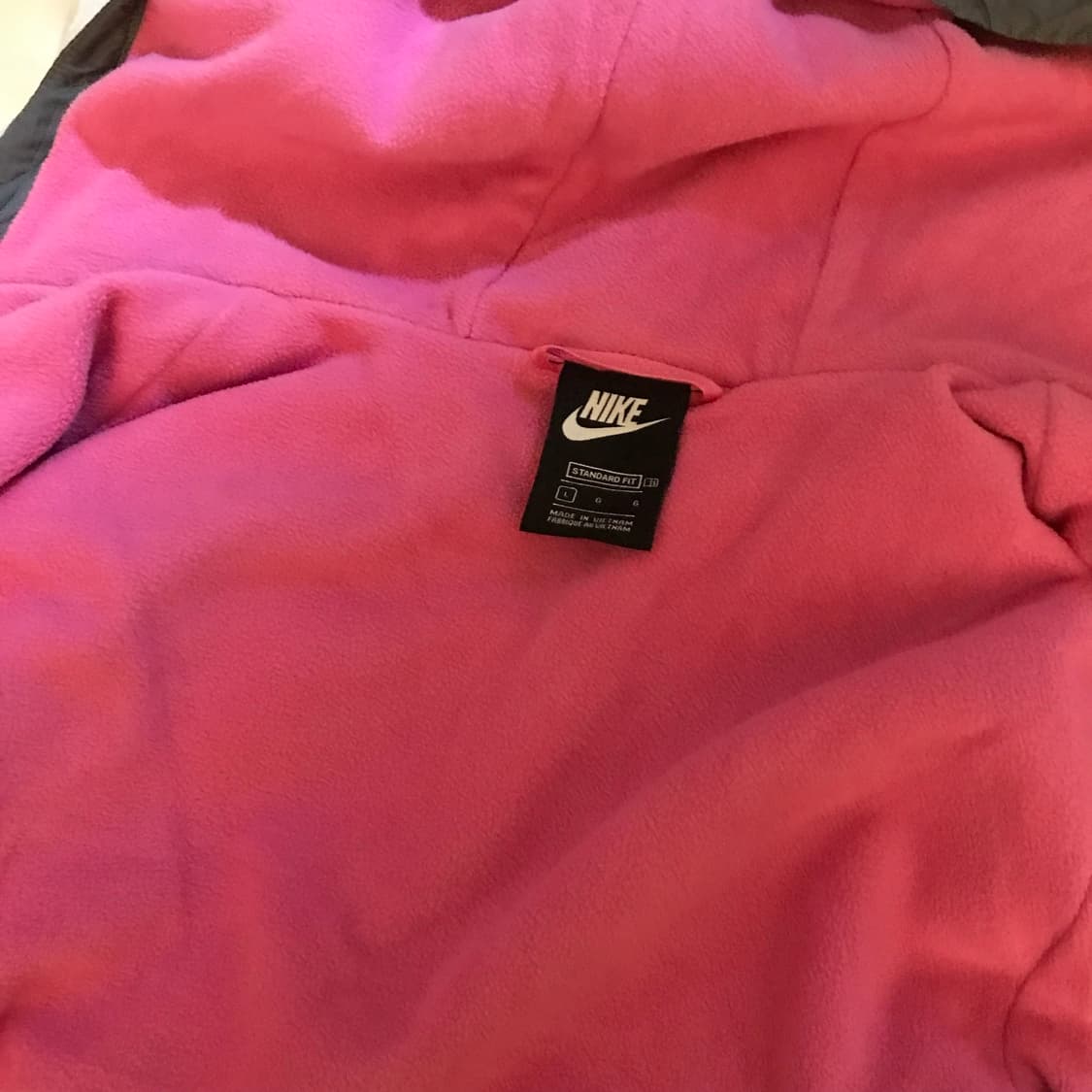 NIKE 나이키 핑크 후리스 바람막이 후드집업 상품이미지5