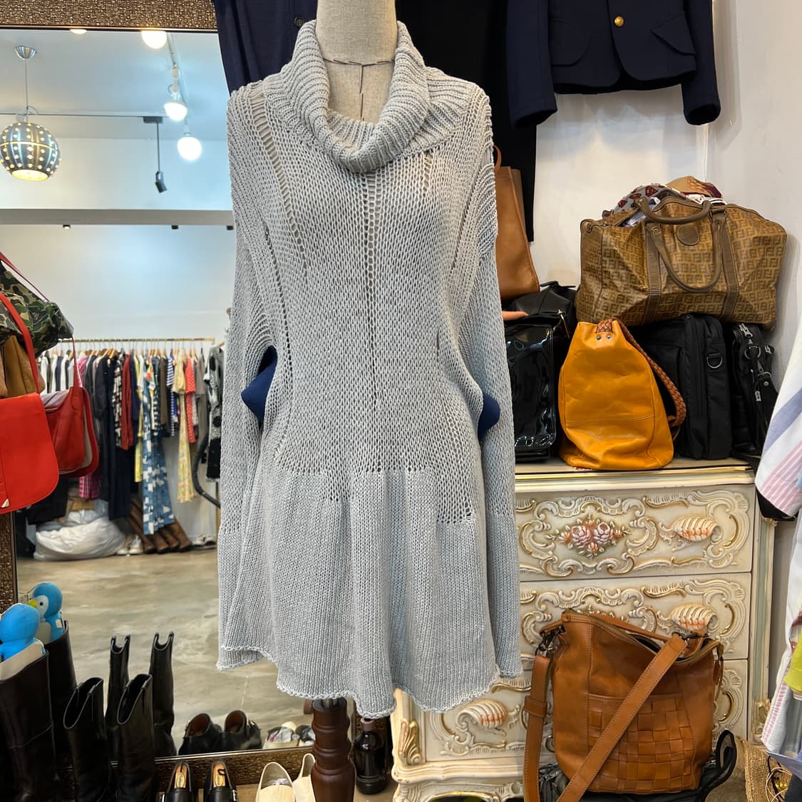 비비안웨스트우드 앵글로매니아 그런지 니트 원피스 상품이미지2