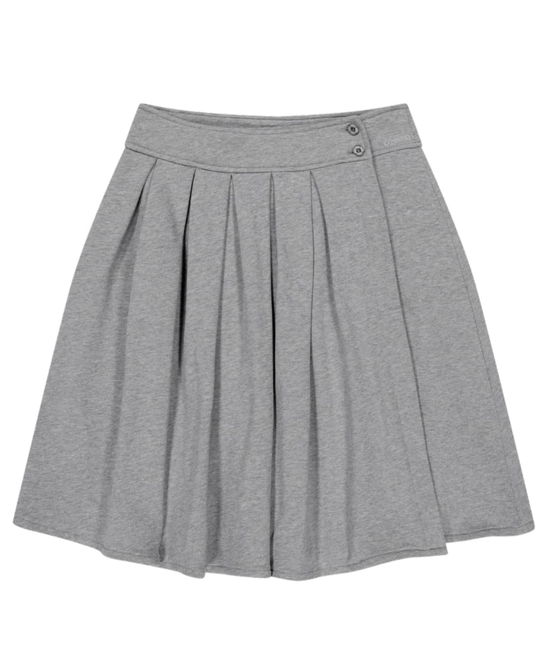 coyseio - cozy sweat wrap skirt melange  상품이미지1
