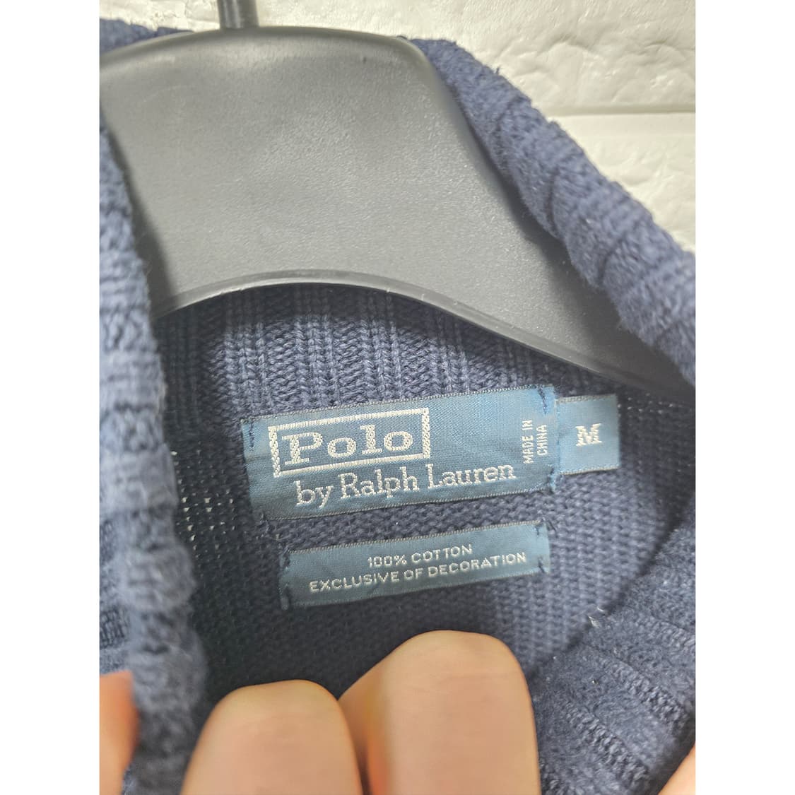 택포_ 폴로 랄프로렌 니트 집업 M 상품이미지2