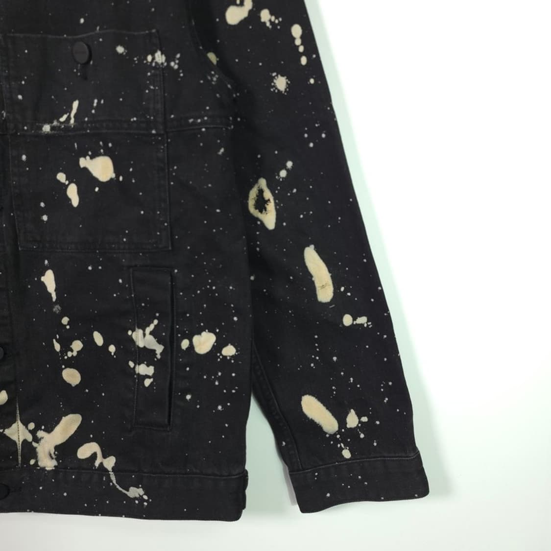 Etudes 페인트 스플래터 블랙 데님 자켓 L 상품이미지6