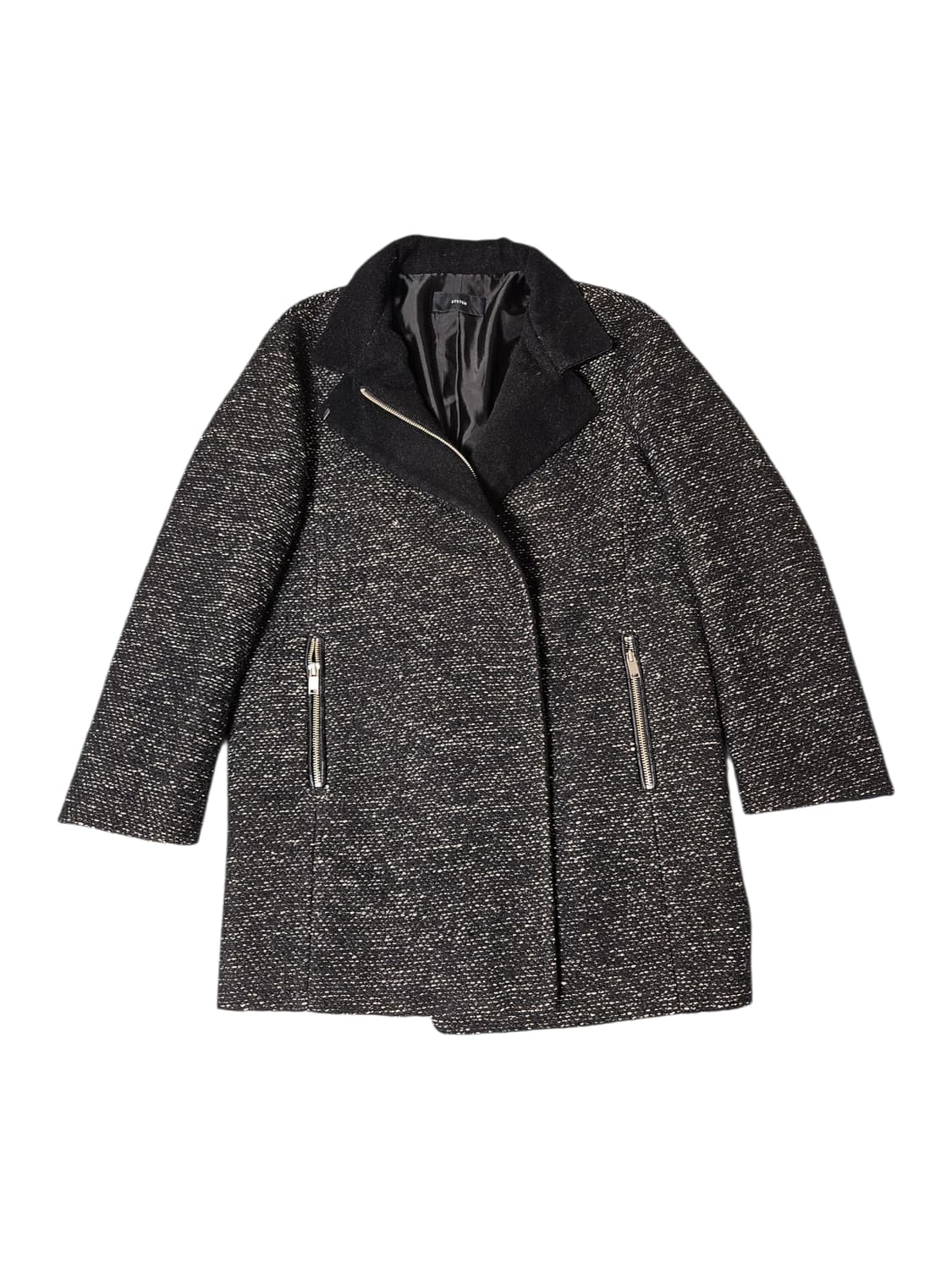 시스템 헤링본 하프코트 55 상품이미지1