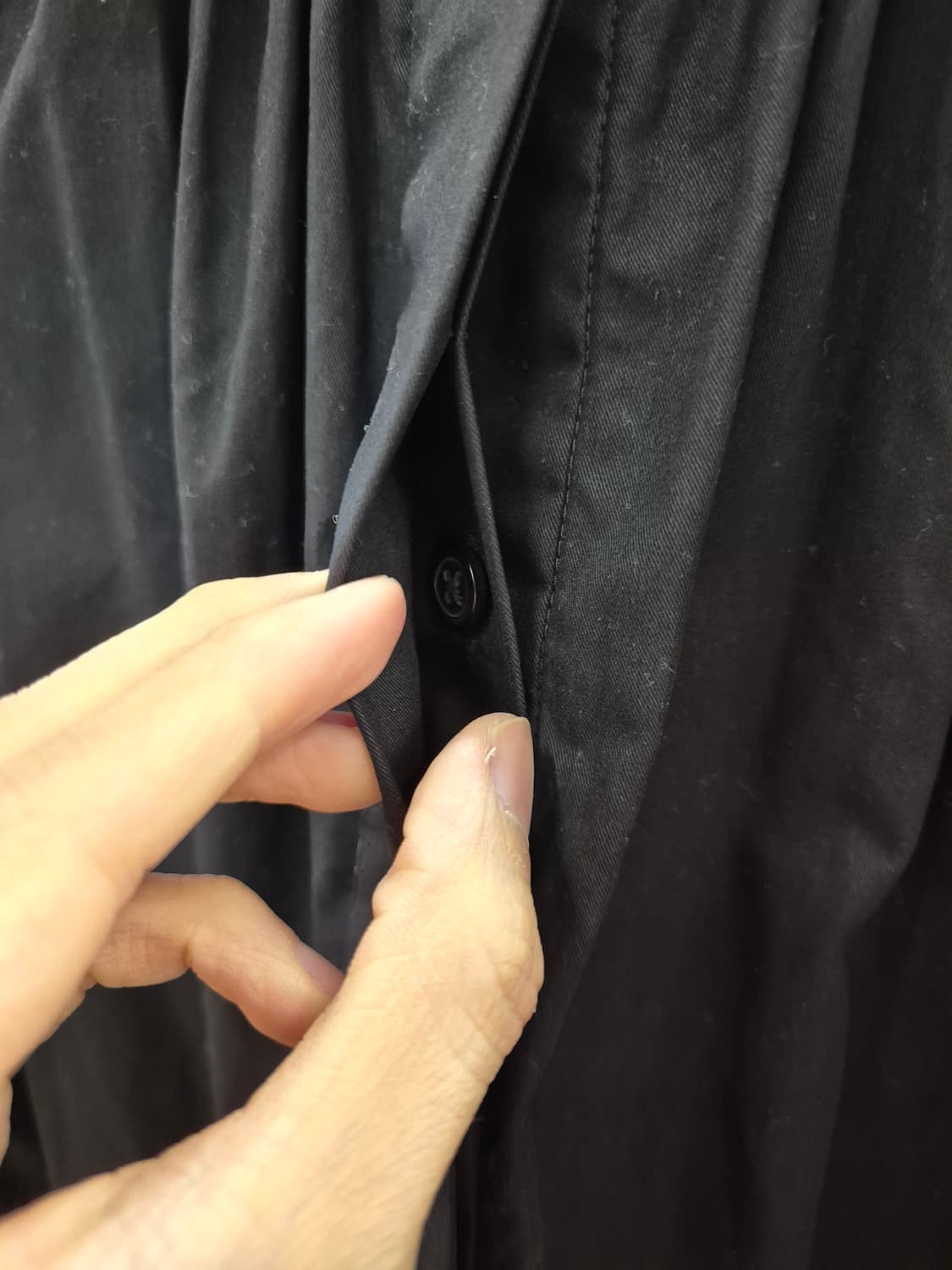 코스 릴랙스 핏 가더 미디 셔츠 드레스 32 상품이미지5