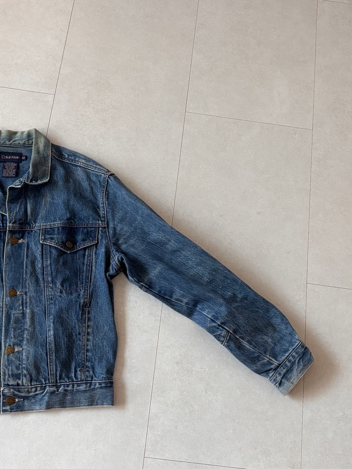 Calvin Klein 90s Vintage Denim Jacket  상품이미지4