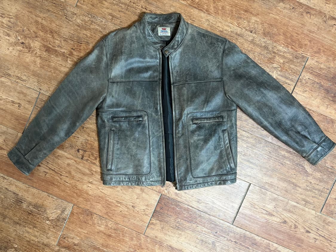리바이스 Made 1850 투홀스 패치 레더자켓 상품이미지3