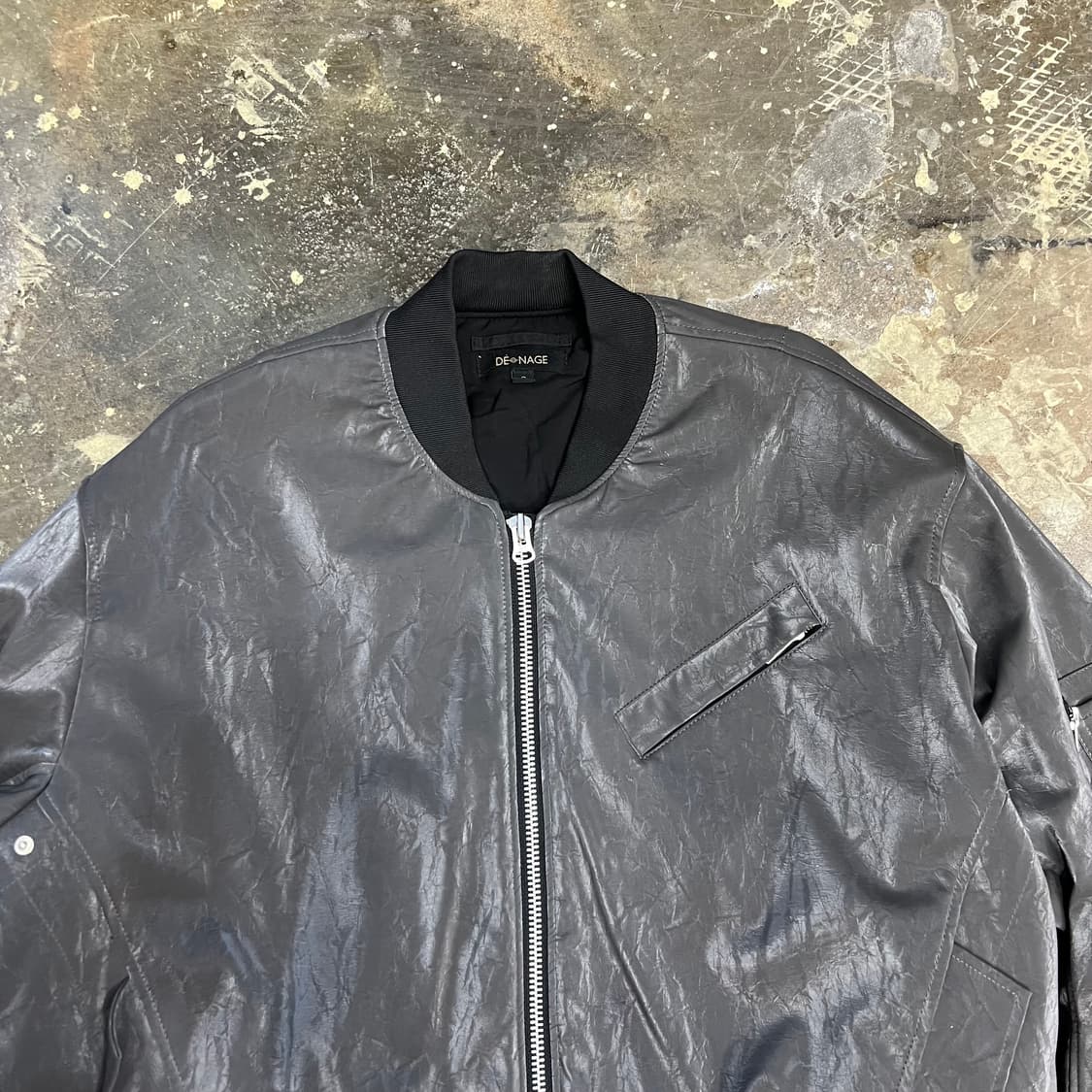 2) 드네이지 유틸리티 짚 오버사이즈 MA-1 항공점퍼 상품이미지4